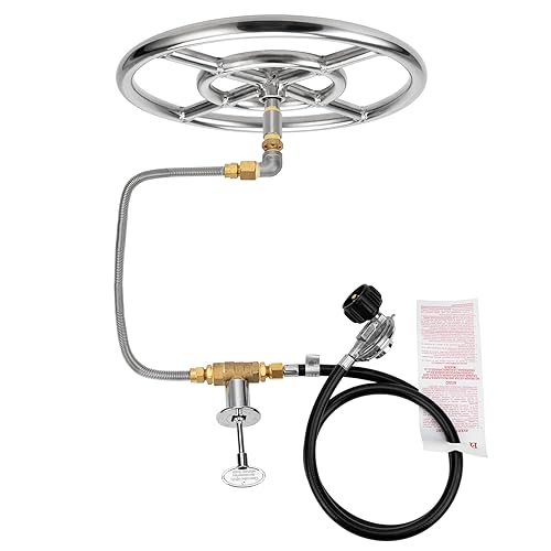 Stanbroil LP Propane Gas Fire Pit Stainless Steel Burner Ring