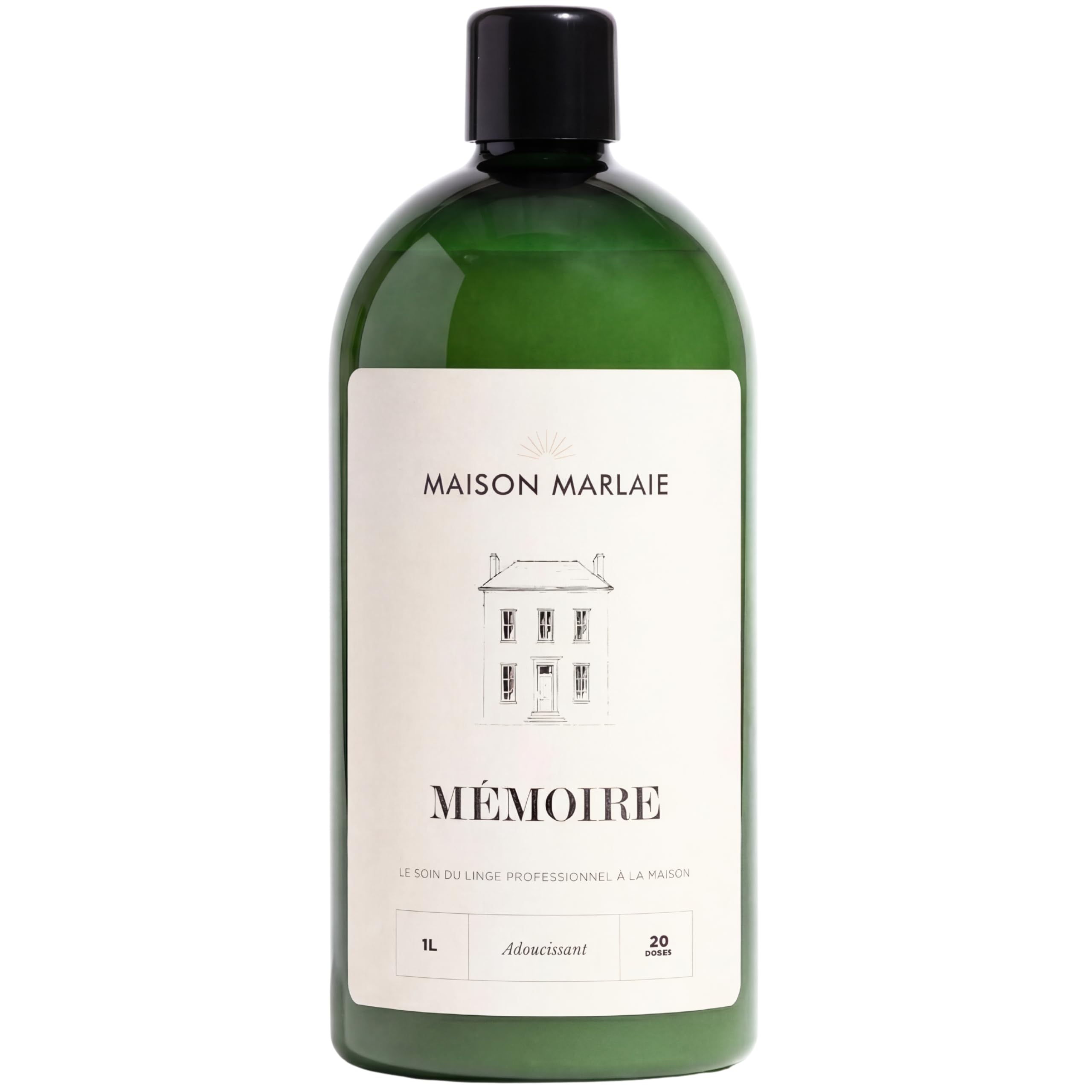 MÉMOIRE Maison Marlaie - Adoucissant Linge Concentré 1L | Assouplissant Linge Parfumé | Parfum de Linge Longue Tenue | Hypoallergénique | Fabriqué en Italie | Parfum Linge | Linge Délicat | 1L