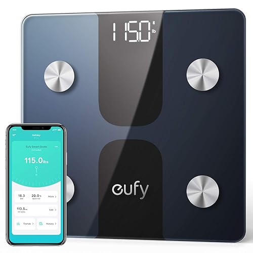 eufy Anker Smart Scale C1 con Bluetooth báscula de grasa corporal báscula de baño digital inalámbrica 12 medidas pesograsa corporalIMC análisis de disponible en Yaxa Colombia