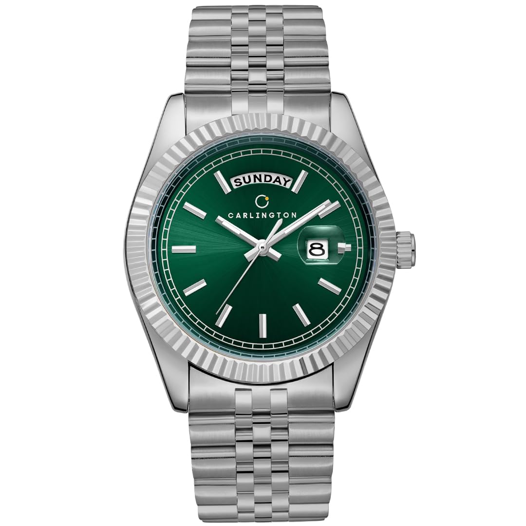 Carlington Analog Gents Watch with Stainless Steel Strap - Image 1