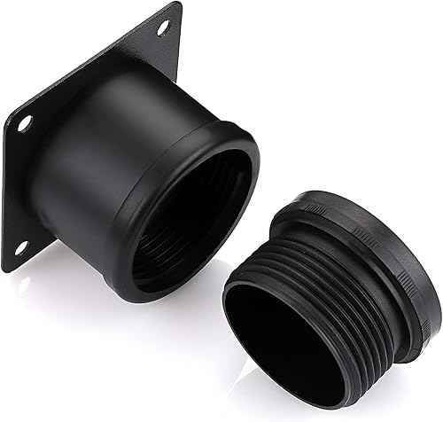 Miniatura 7 de OwnMy 4 patas de muebles de acero inoxidable de 2 pulgadas, patas de metal para escritorio, elevadores redondos ajustables de metal para muebles,