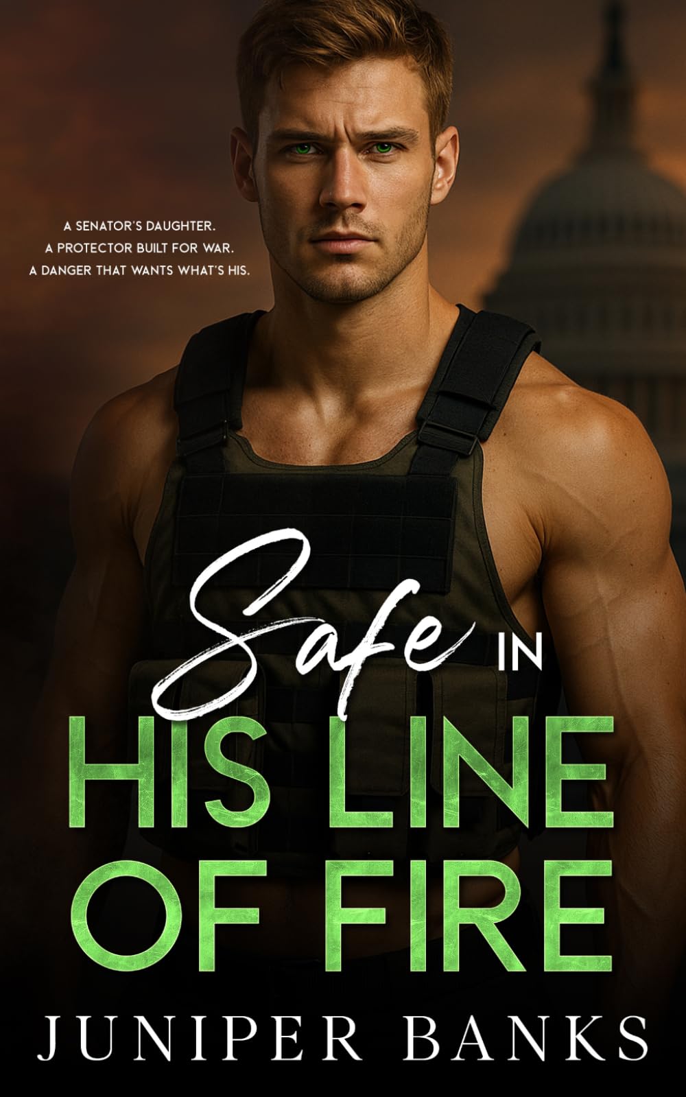 Safe in His Line of Fire: An Off-Limits Forced Proximity Romantic Suspense of Danger and Devotion (The Safe Series)