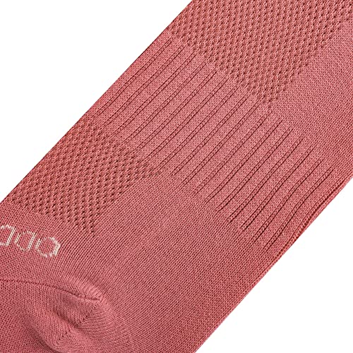 Image of Odd Sox - Basix Heather Athletic Crew Socks - Knit Cotton Cushioned Breathable Arch Support - Unisex Sizing