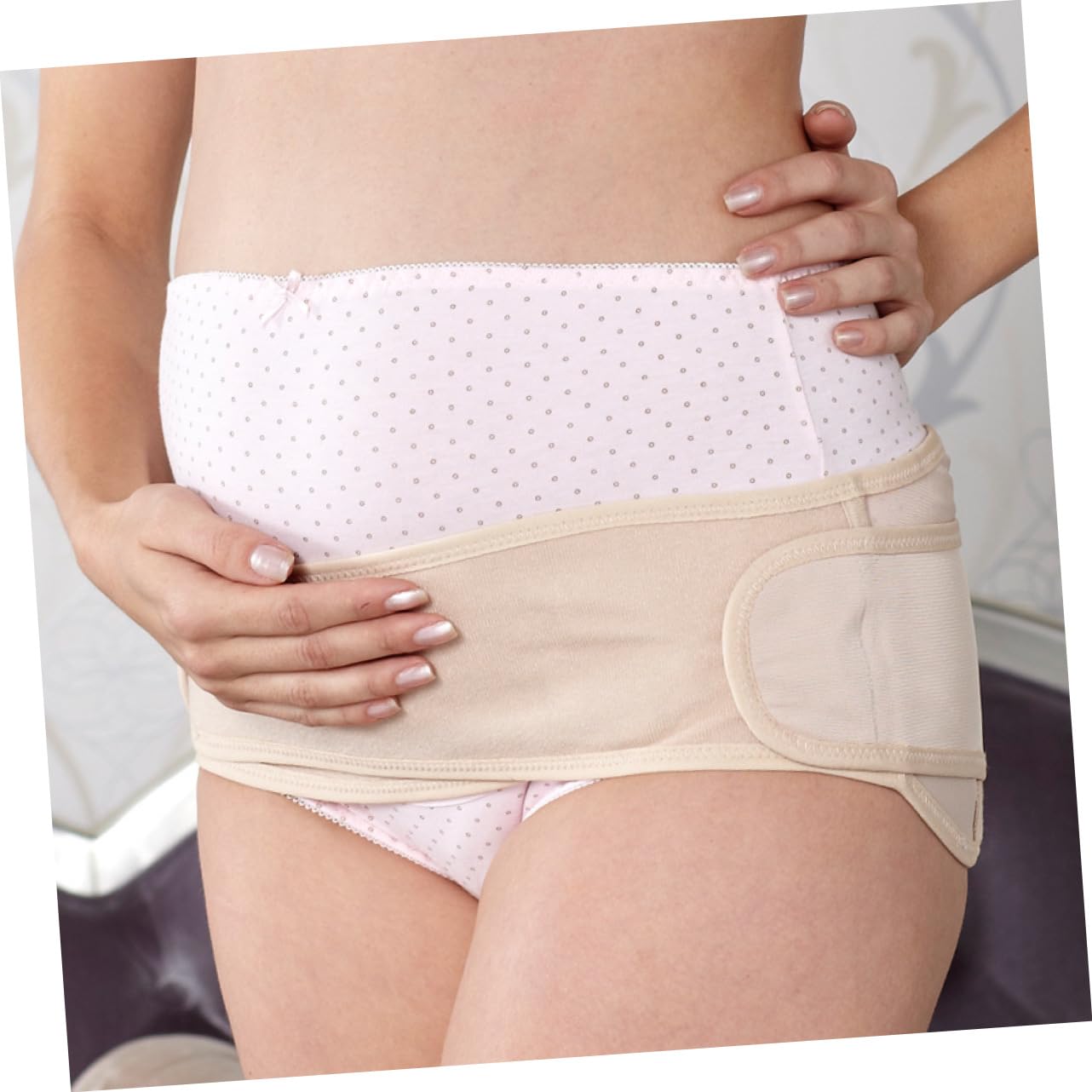 Pregnancy Support Belt for Belly Support Pelvic Band for Expecting Mothers Comfortable Maternity Abdomen Wrap Skin Color