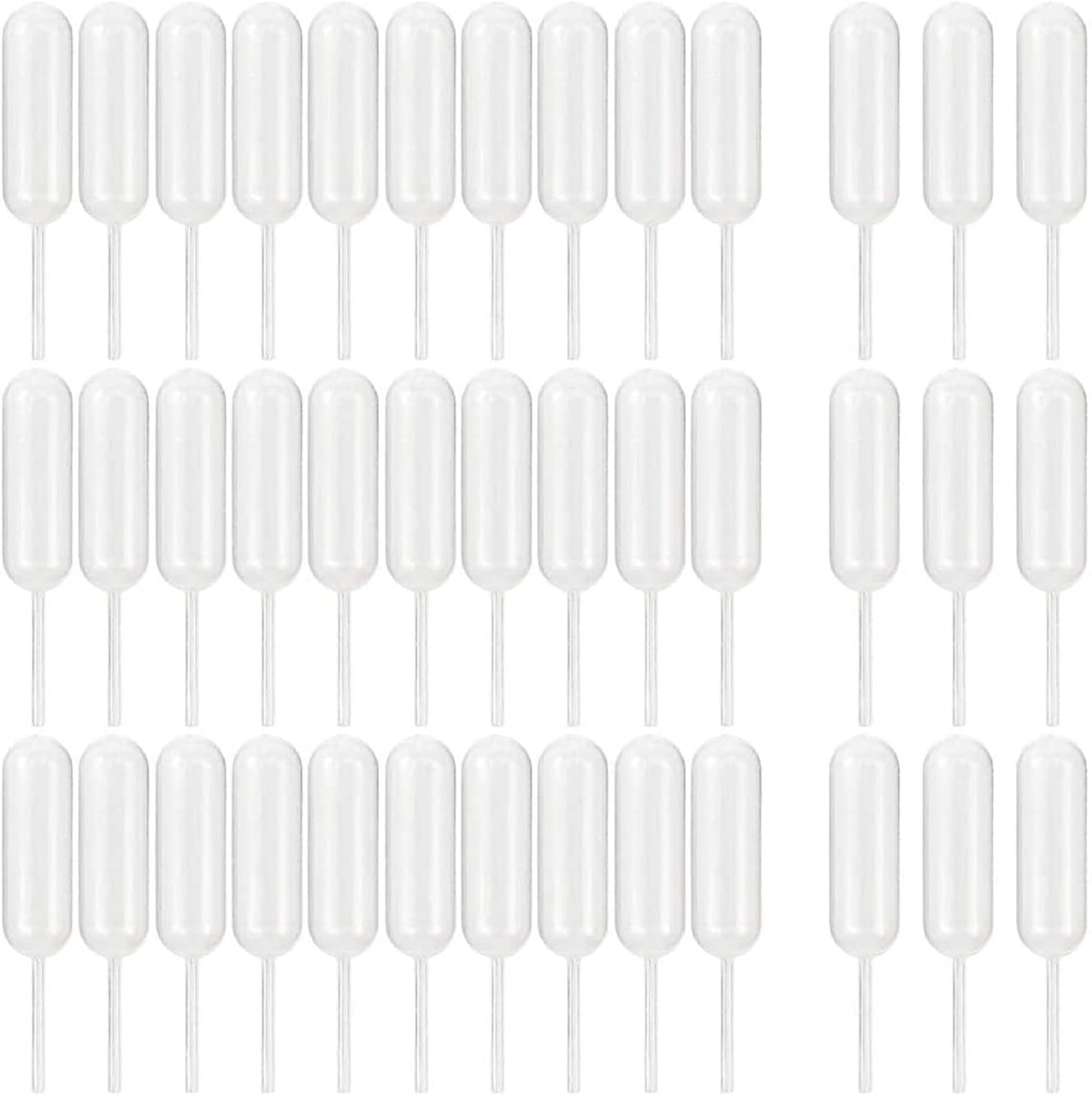TOMNK 350pcs 4ml Plastic Pipettes Squeeze Transfer Pipettes Suitable for Chocolate, Cupcakes, Strawberries