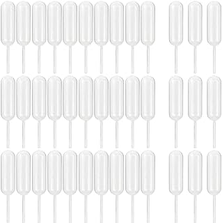 Tomnk 350pcs 4ml Plastic Pipettes Squeeze Transfer Pipettes Suitable for Chocolate, Cupcakes, Strawberries
