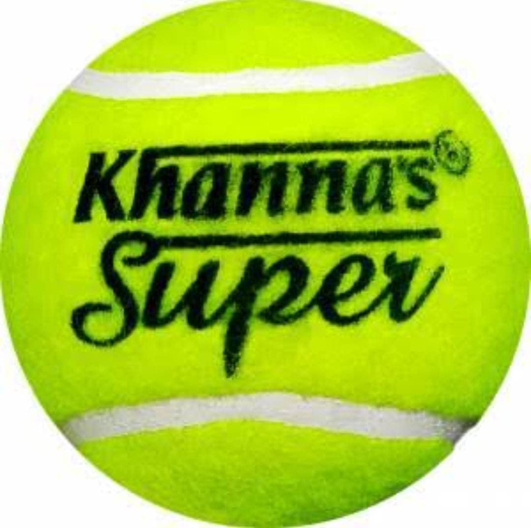 Buy Khanna Super Tennis Canvas Cricket Ball (Pack of 6 pcs) Use in