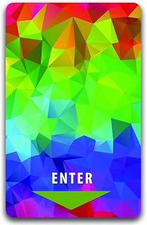 FrontDesk Supply Magnetic Stripe Key Cards for Hotel and Motel Multicolor Design (Set of 500)