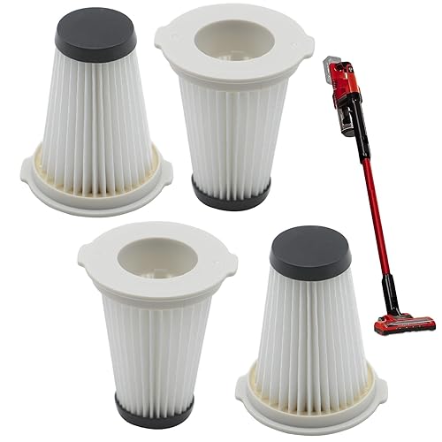 4 filtri pieghevoli compatibili con Einhell TE-SV18 Li aspirapolvere palmare