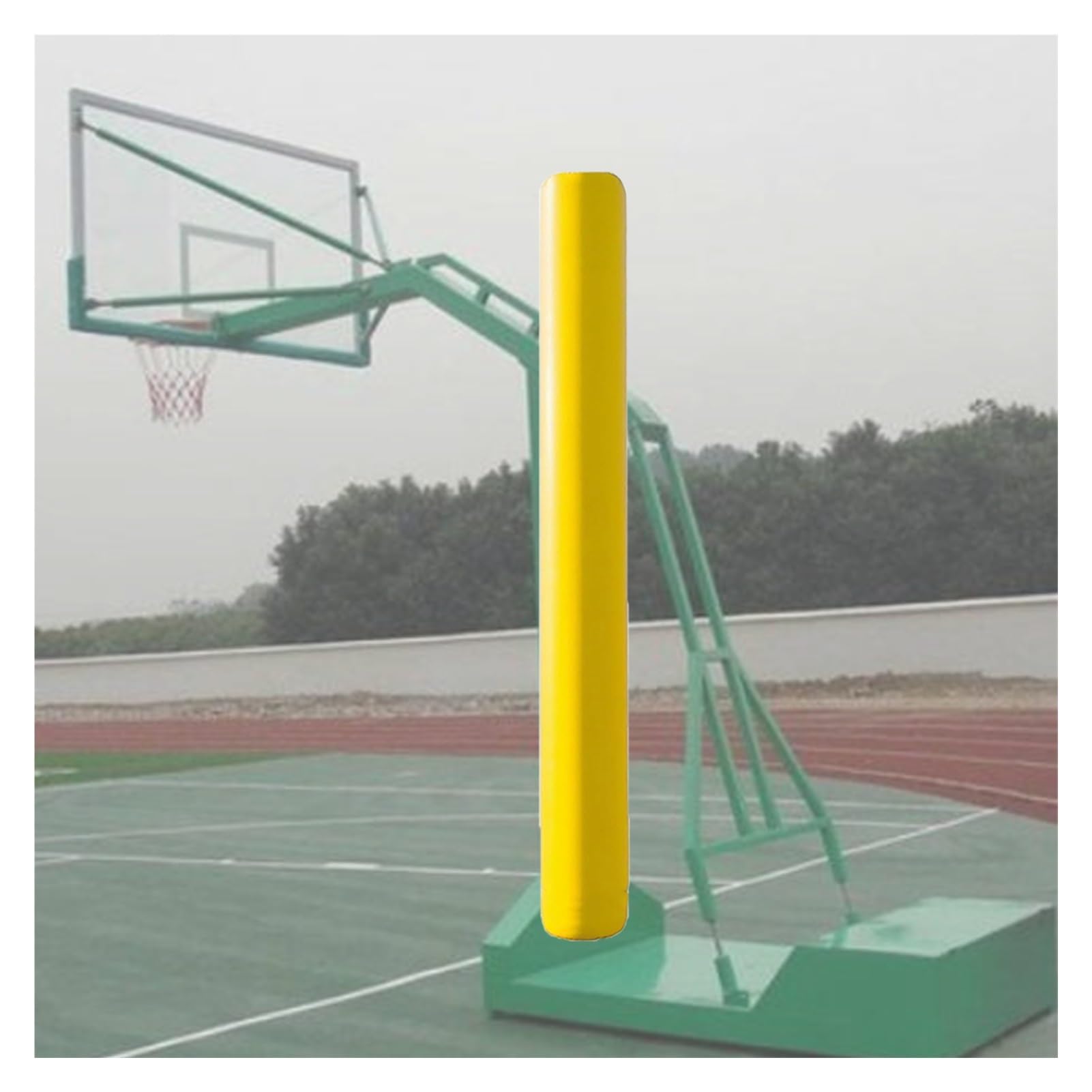 Basketballkorb-Pad, zylindrische Kollisionsvermeidung, weicher Aufnäher für Kindergarten, Fußballfeld, Freizeitpark
