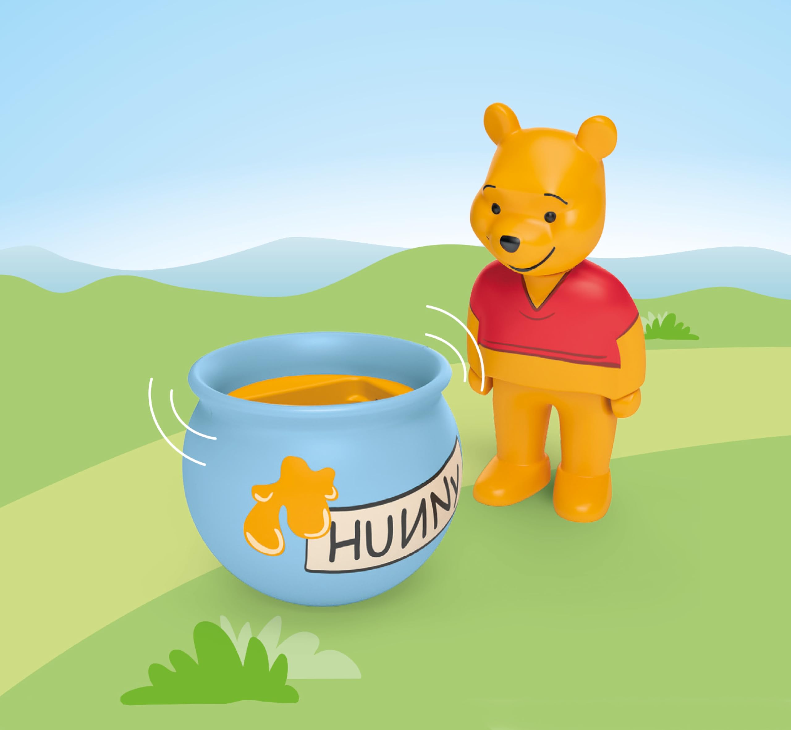 Playmobil 71695 JUNIOR & Disney: Winnie's Counter Balance Honey Pot, Winnie-the-Pooh, made from over 90% plant-based plastics - Image 2