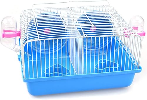 Miniatura 6 de Jaula de animales pequeños para mascotas, jaula de hámster, jaula para mascotas, conejillo de indias, suministros de hámster de viaje