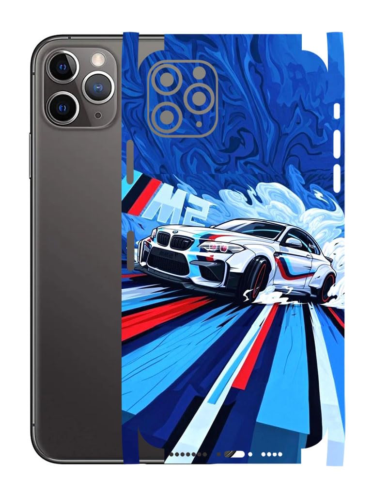 AtOdds - Full Body Back Screen Guard Protector Film - Lamination Wrap Skin Sticker Compatible with iPhone 11 Pro Max | Scratchproof Matte Finish (BWM)-image-35