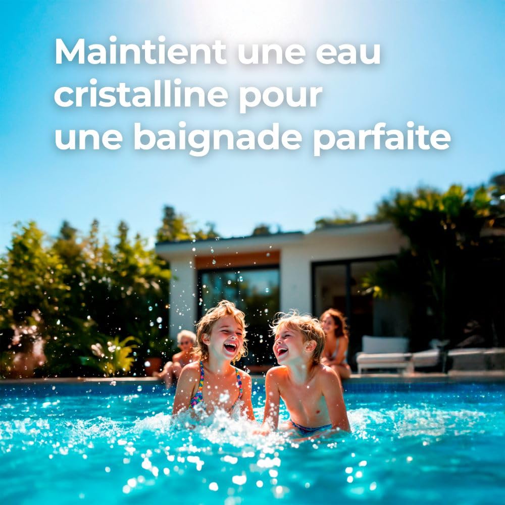 Floculant GRE 76044 - 8 Chaussettes De 125g Pour Piscine - Eau Cristalline