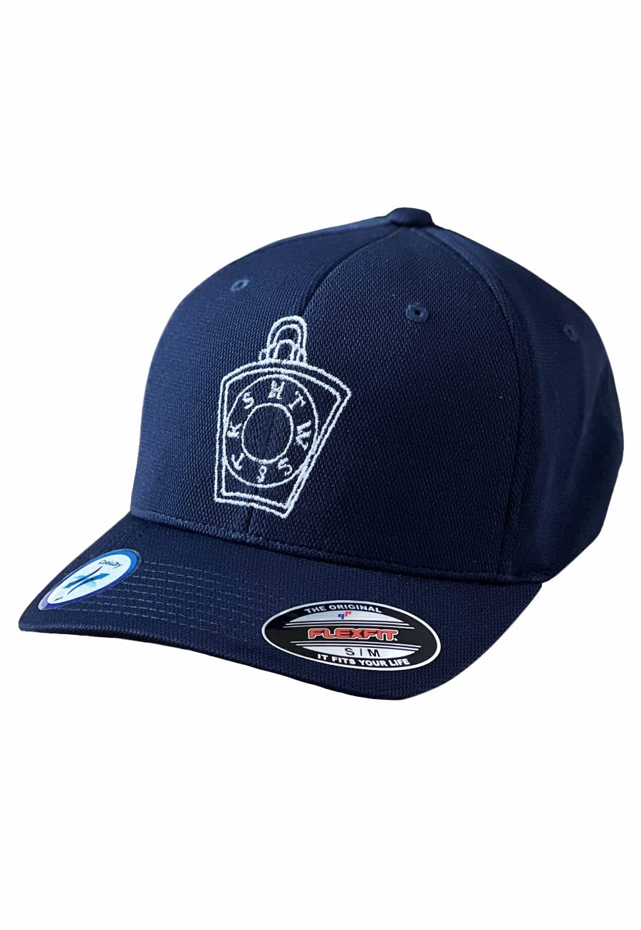 Keystone Embroidered Masonic Adult Cool & Dry Sport Hat, Navy, Large-X-Large