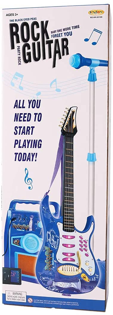 Amazon.co.jp: 3 in 1キッズエレクトリックギターマイクアンプセット