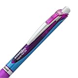 Pentel Gel Ink Pen, EnerGel RTX Retractable Gel Pen, 0.5mm, Fine Point, Needle Tip, Violet Ink (BLN75BP2V) – view 4