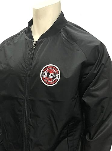 Smitty I220 Chaqueta oficial de árbitro de baloncesto IAABO Uniforme oficial de forro de nailon resistente a la intemperie