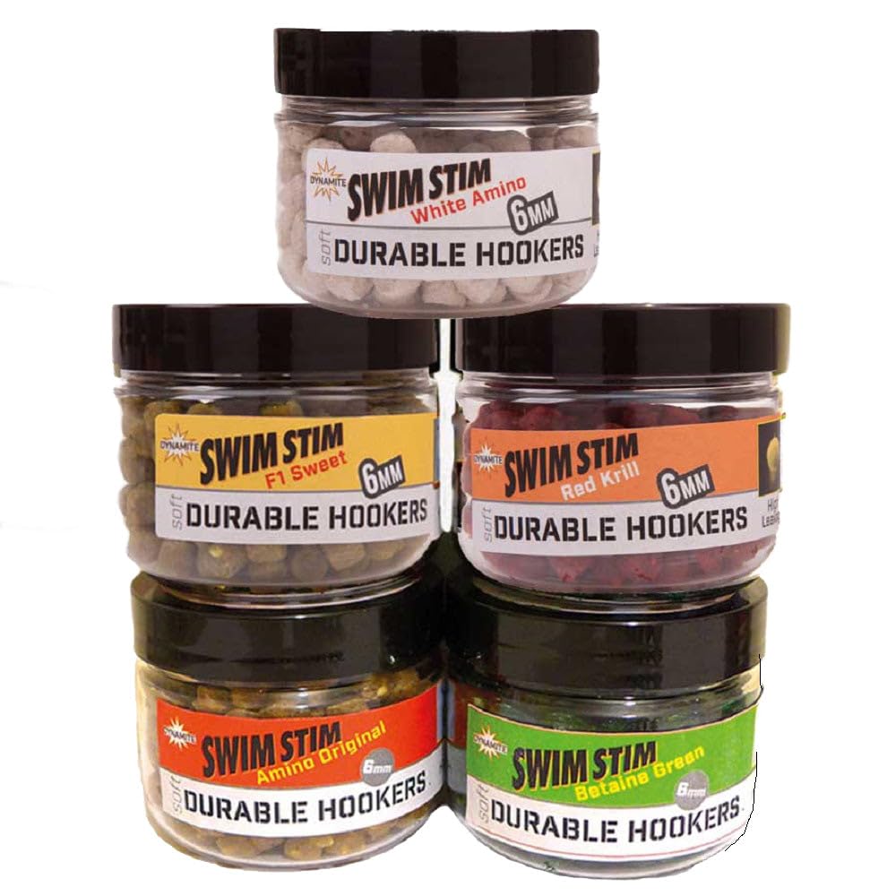 Dynamite Baits Swim Stim Amino Original/Amino White Durable Hook Pellet (Amino Original 8mm)