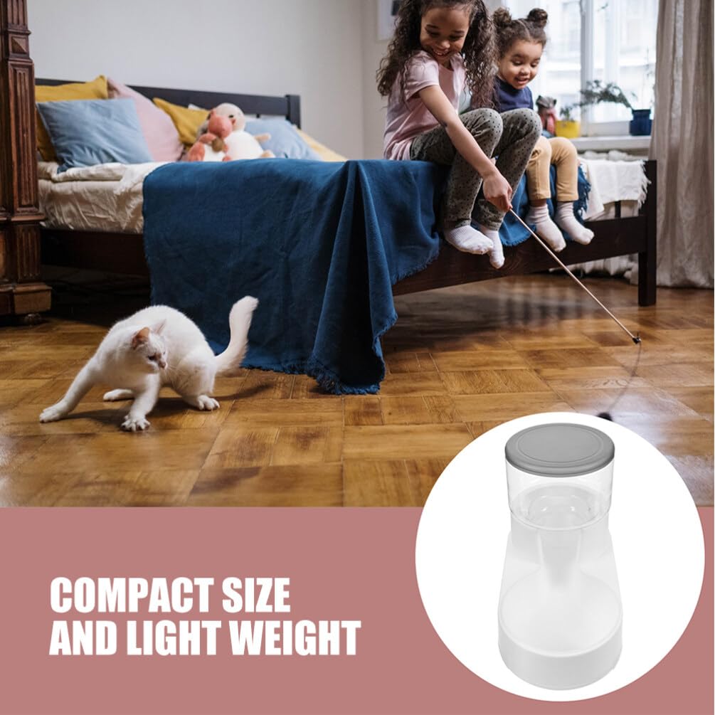 Comedero Automático para Mascotas 2 Piezas, Plástico, Anti Vuelco | Perro y Gato, Resistente Presión, Uso en Alimentación de Mascotas, Formato Desmontable