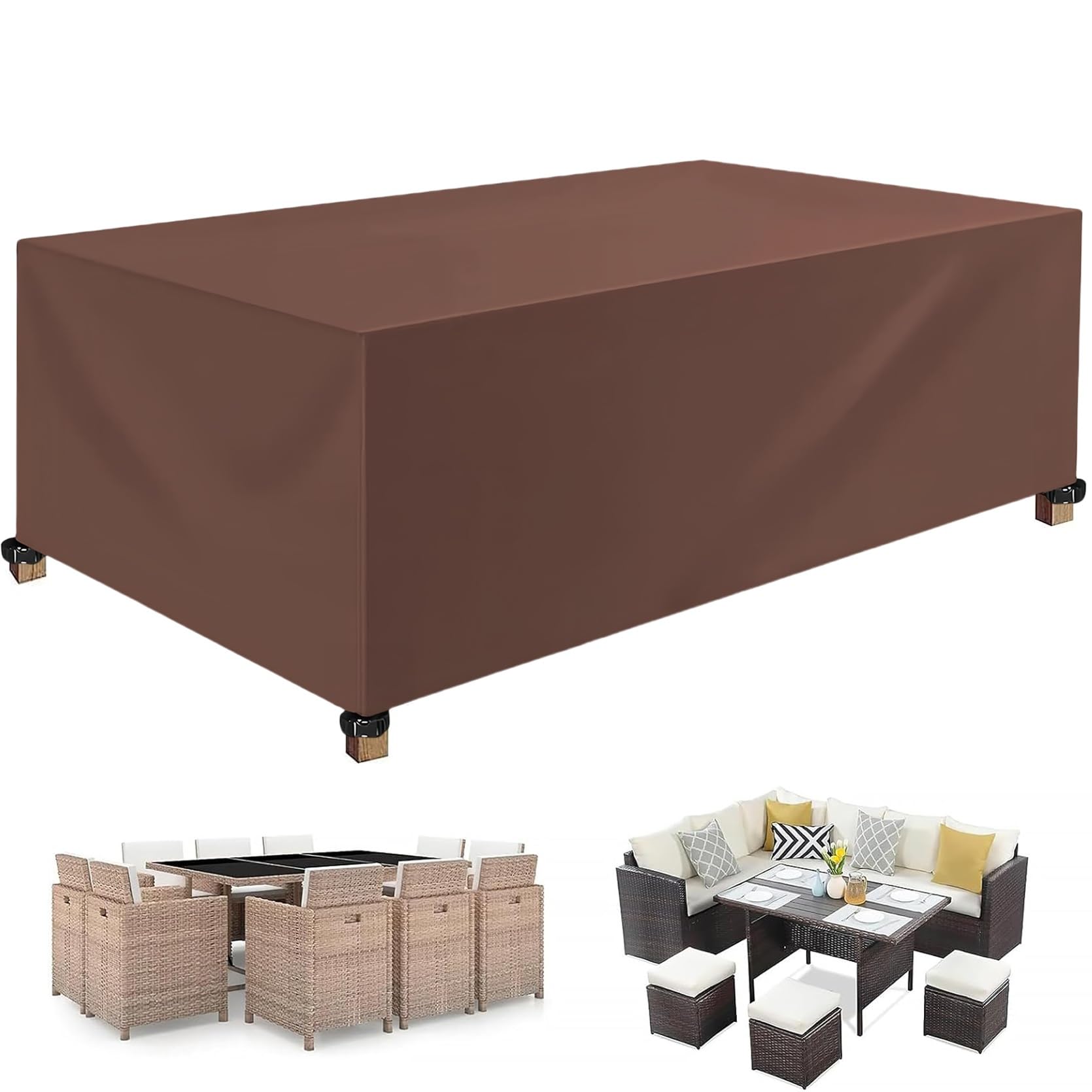 Bâche salon de jardin 420D pour protéger votre terrasse en automne et hiver