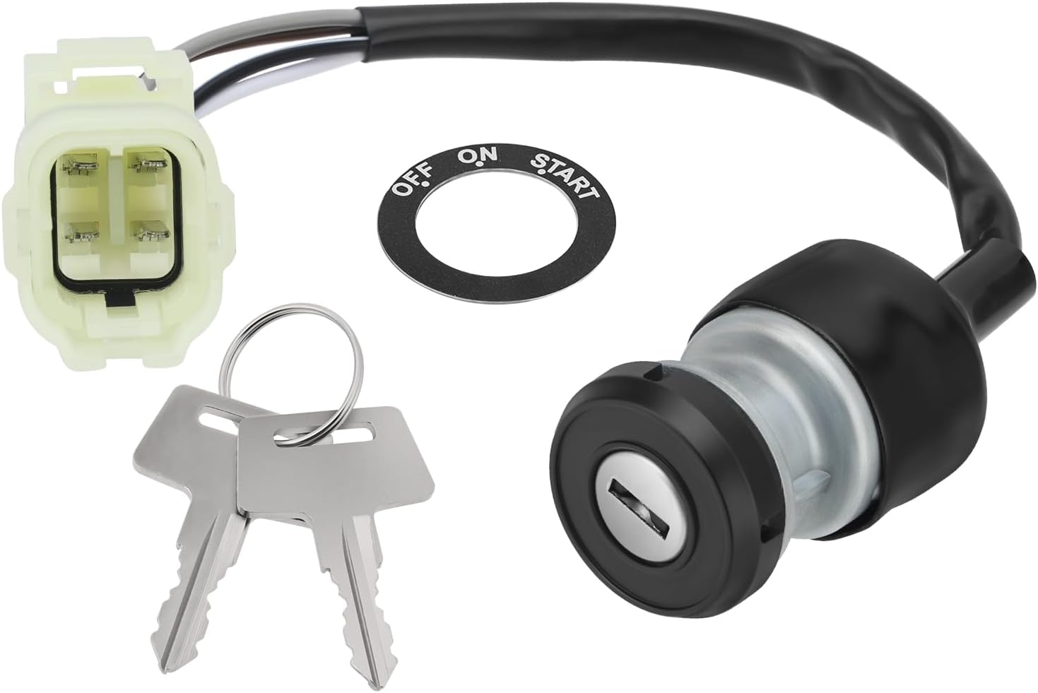 JAVIK Ignition Key Switch for Kawasaki PRO-MX KAF700 EPS KAF700 EPS Camo KAF700 EPS LE KAF700 2019 2020 2021 2022 2023 2024 OEM# 27005-Y006