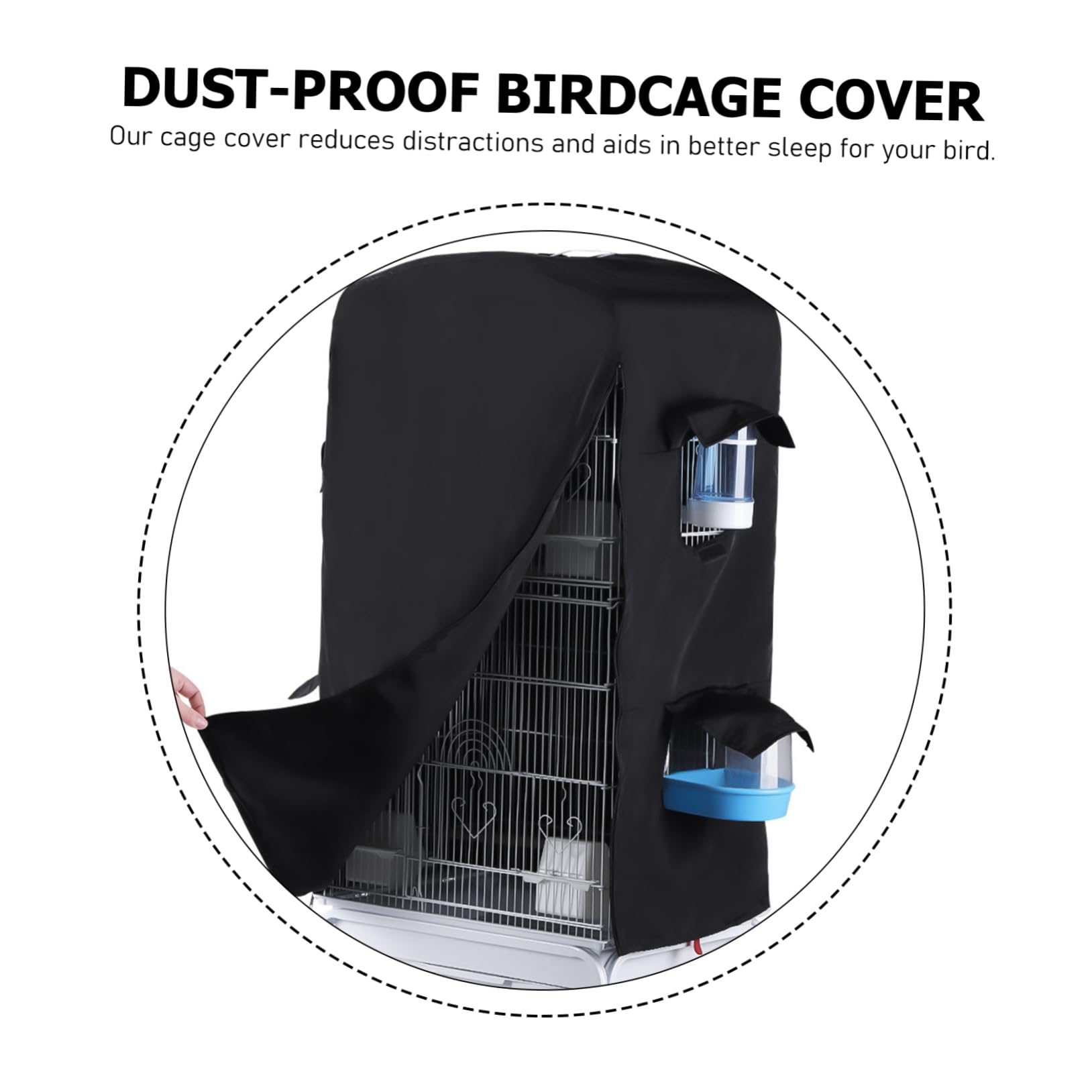 Sosoport 2stücke Birdcage Abdeckung Für Papageienkäfig Atmungsaktiver Schutzbezug Witterungsbeständig Und Für Innen Und Außenbereiche Sorgt Für Und