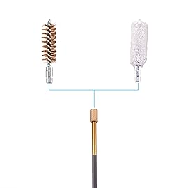 Raiseek Gun Cleaning Rod 1 Piece Carbon Fiber 36 Inch, Pistol Rifle Cleaning Rod 36 Inch 5mm Diameter .22-.26 Cal 