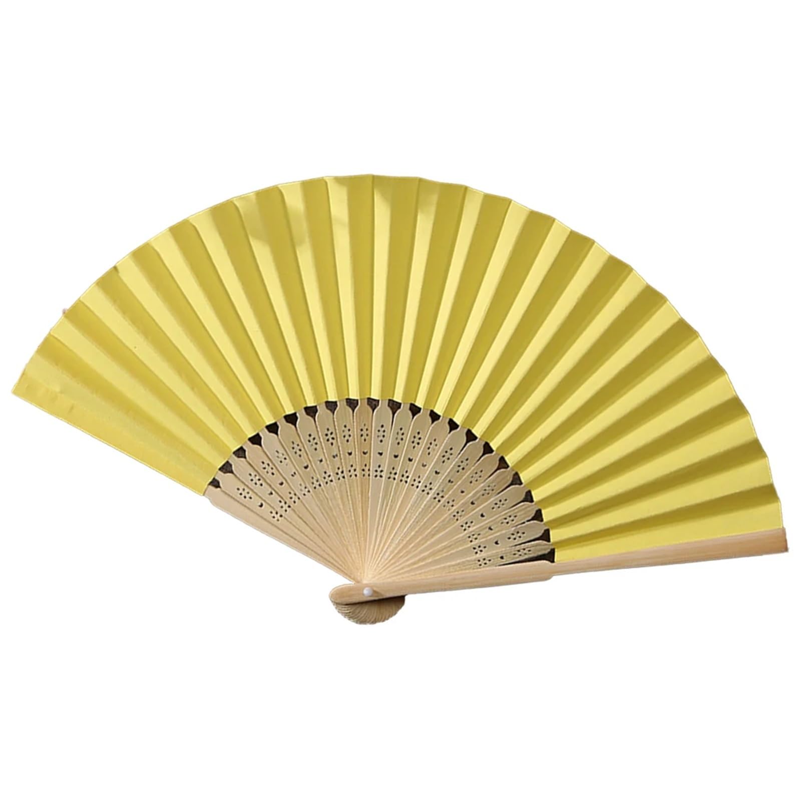 Cqahdsevf Yellow Paper Hand Fan