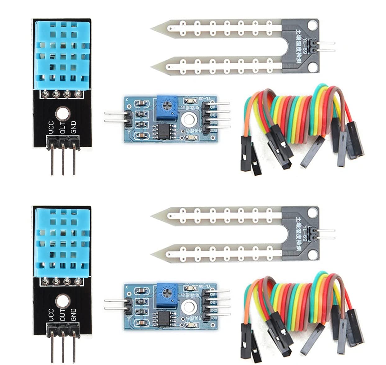 REES52® ARDUIN0 SOILSENSOR Soil Moisture Sensor for automatic Watering System and DHT11 Digital Temperature Humidity Sensor Module Compatible with Arduino uno/Raspberry Pi / ESP8266 (SET OF 2) (B09FLSVMBL) Amazon Price History, Amazon Price Tracker