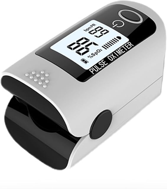 Datek Pulse Oximeter. Blood Oxygen Saturation Monitor with Pulse Rate & Accurate Fast Spo2 Oxygen Meter Reading. Multi Directional LCD Screen. Portable Oximeter with Lanyard and Batteries Included