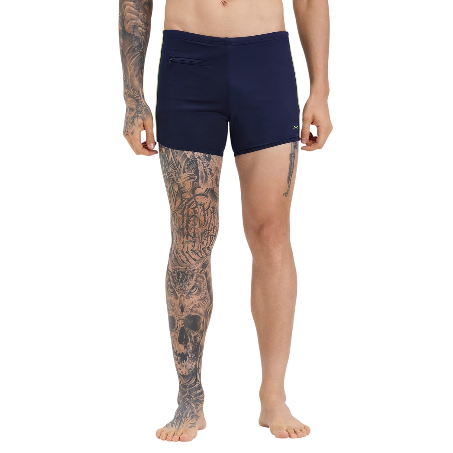 black panther Men's U-Front Swimming Trunk-U 209-picture-0