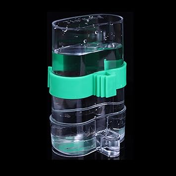 Honelife Automatic Bird Feeder for Cage Dry Food Dispenser Bird Seed Food Water Feeding Feeder Dispenser for Parrot Bird Hamster Hedgehog Squirrel Dove Cage