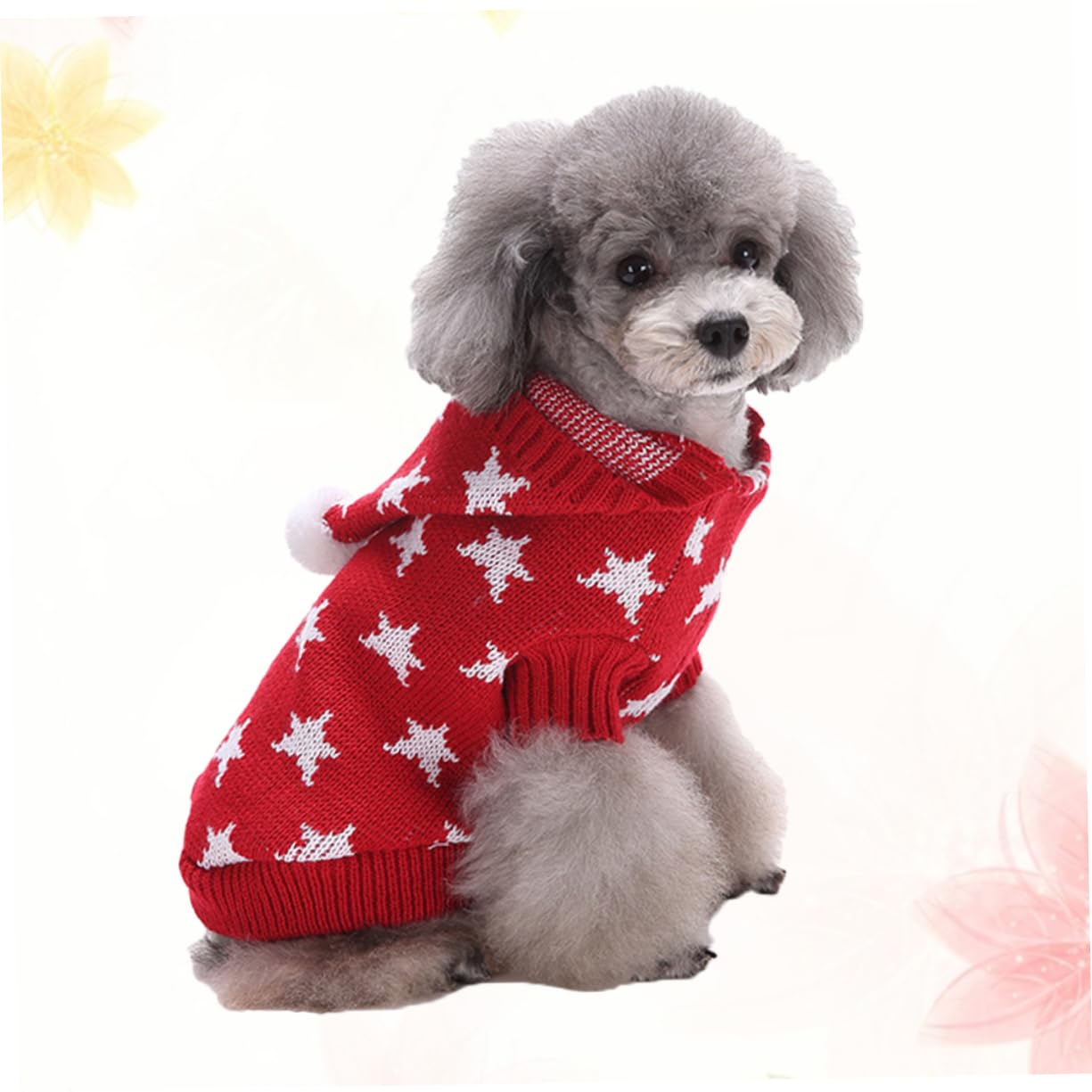 Kisangel Lot De 3 Sweats À Capuche pour Animaux De Compagnie Manteau Rouge pour Chien Pull pour Chien De Taille XL