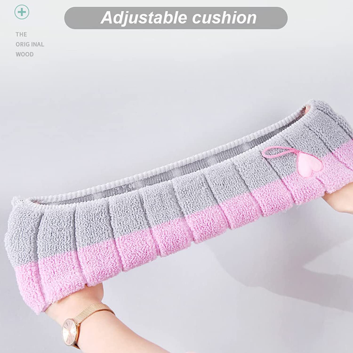 Guojanfon Toilet Seat Cover Pads with Handle, Thick Soft Washable Cushion, Universal Fit Toilet Lid Cover for Bathroom - Image 3