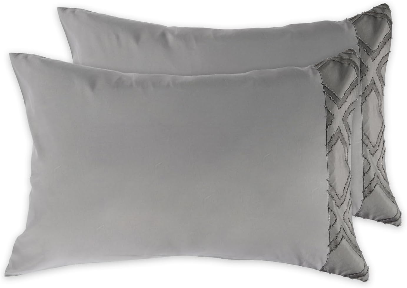 YUANNING Standard Size Pillow Cases Set of 2, Microfiber