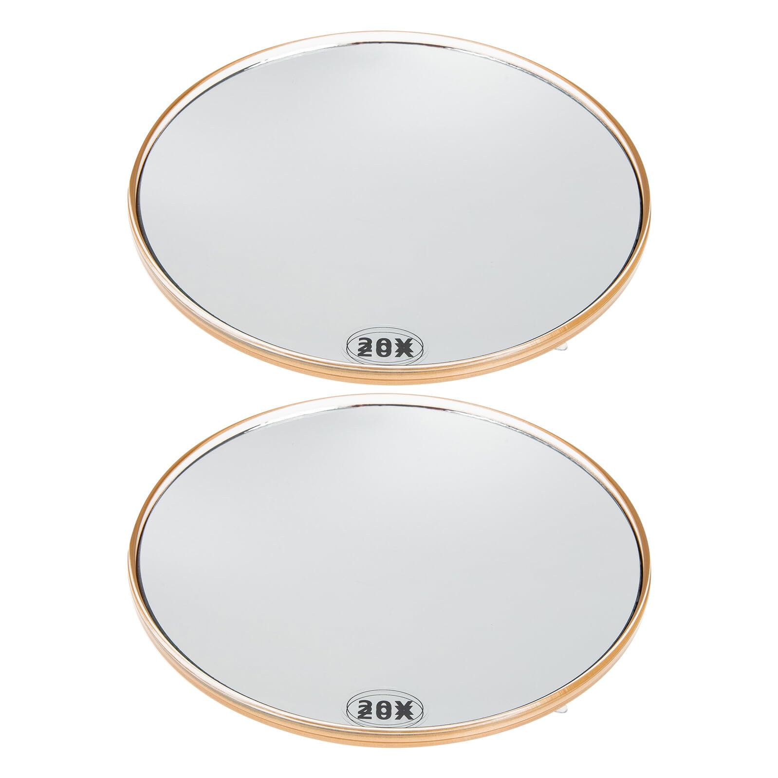 Miroir de Maquillage Grossissant 20X en Verre Haute Définition et Cadre Acrylique