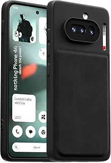 Amazon Basics Back Cover for Nothing Phone 4a 5G | Premium PU Leather | Soft Touch Finish | Full Camera Protection | Raise... Price In India