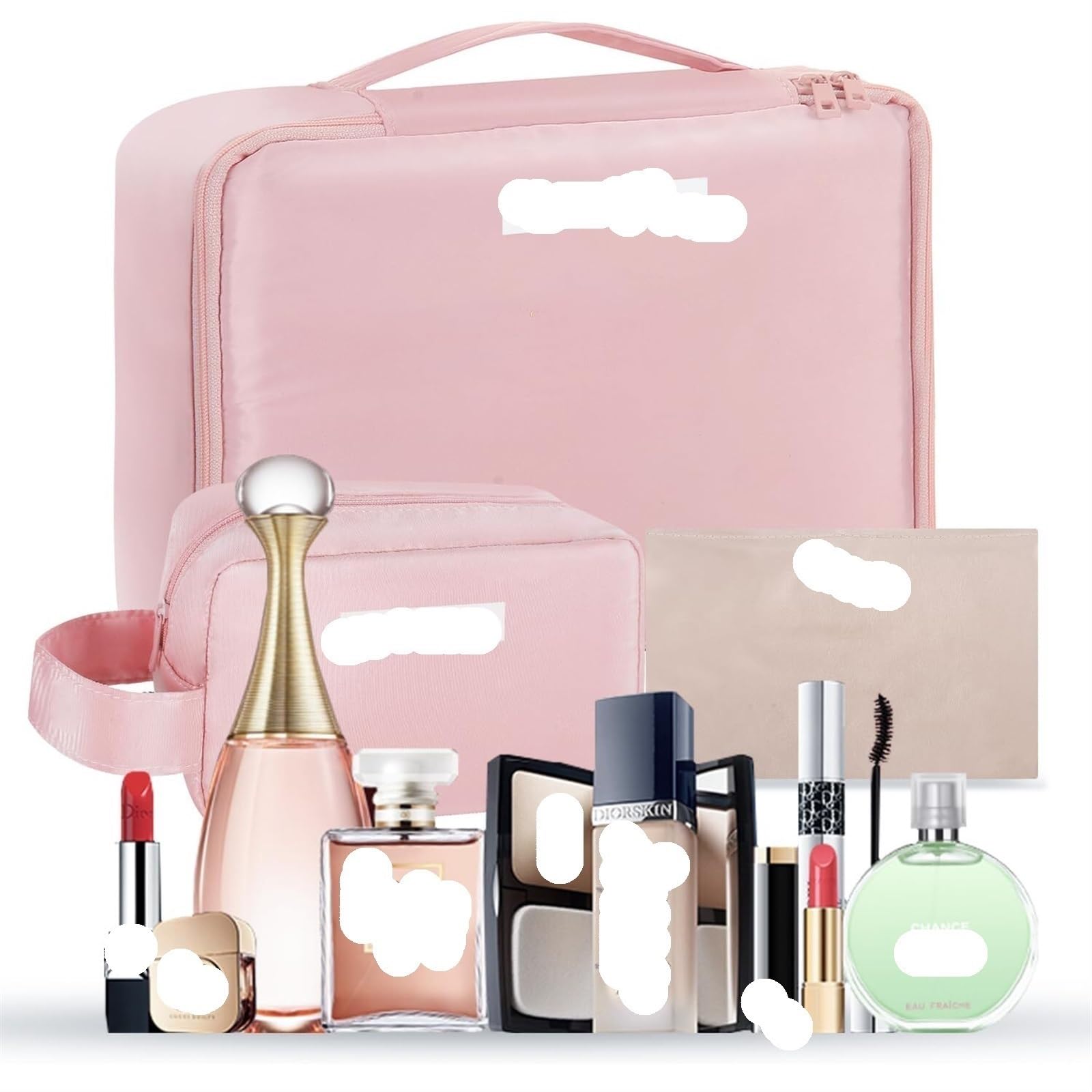 Przenośna PodróżNa Kosmetyczka Kosmetyczka Podróżna Kosmetyczka Kosmetyczka Kosmetyczka Dla Kobiet I Mężczyzn Dla Kobiet i MężCzyzn(Pink,18cm)