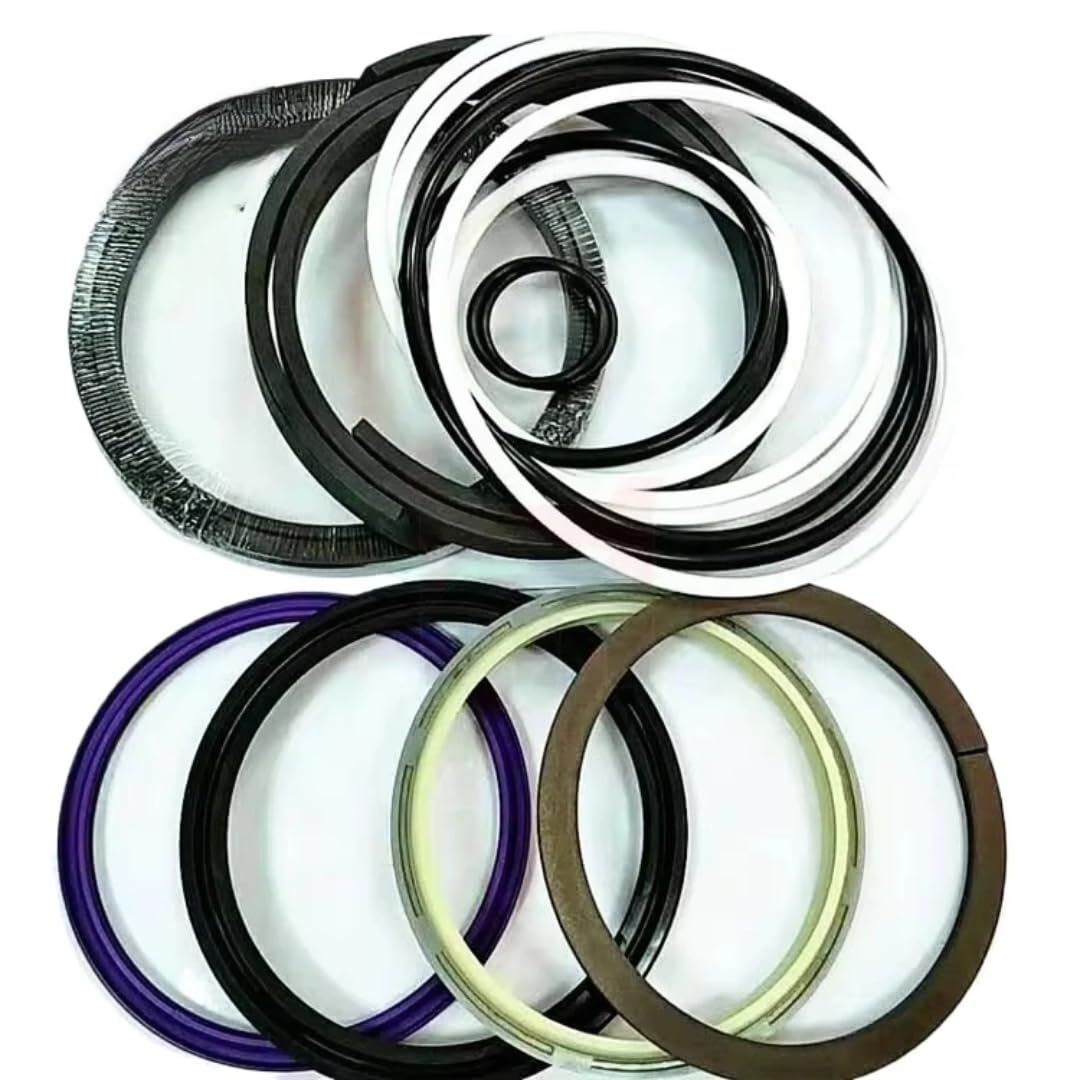 Hydraulic Cylinder Oil Seal O Ring Kit, Compatible with EC210B EC210BLC Boom Seal Kit, 14589129 VOE14589129, Excavator Replacement Part (14589129)