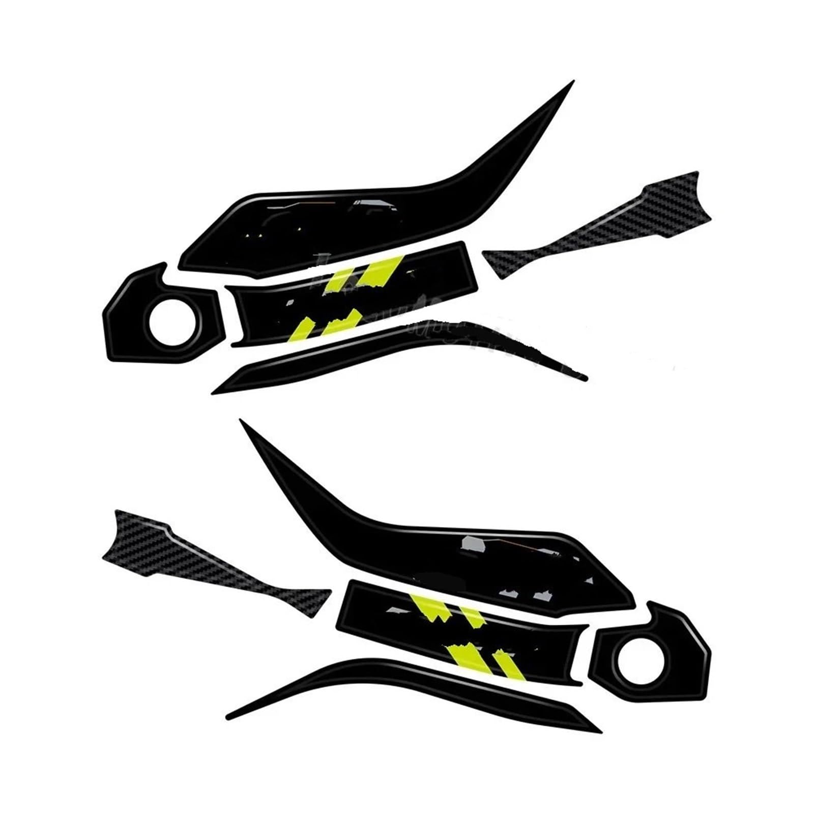 Paraserbatoio per Moto Kit di Adesivi in ​​Gel epossidico per Protezione Serbatoio Moto CF Moto 800MT, Adesivi Decorativi Impermeabili Adesivo Serbatoio MotoAntiscivolo(Handguard)