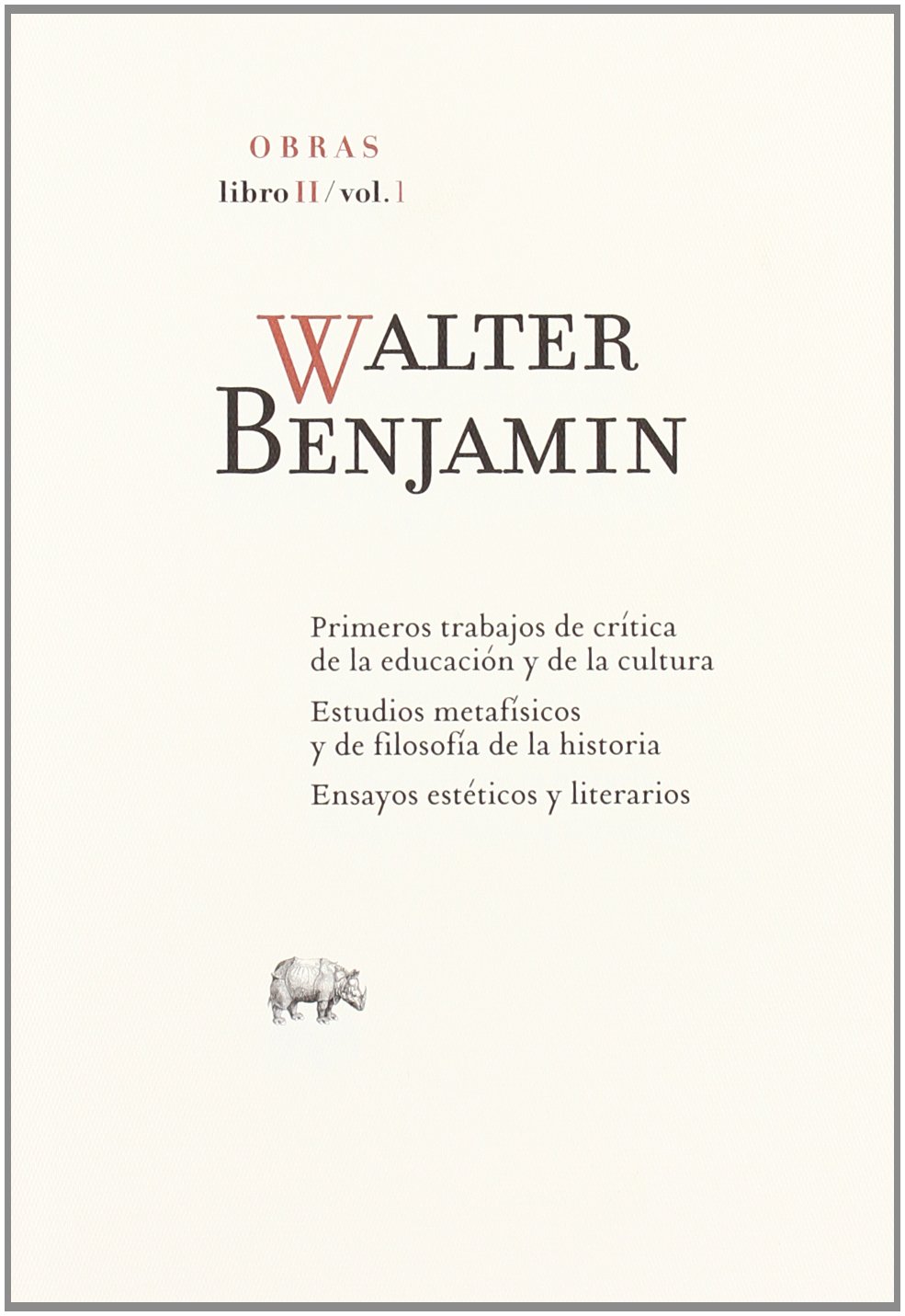 Obra completa. Libro II-1