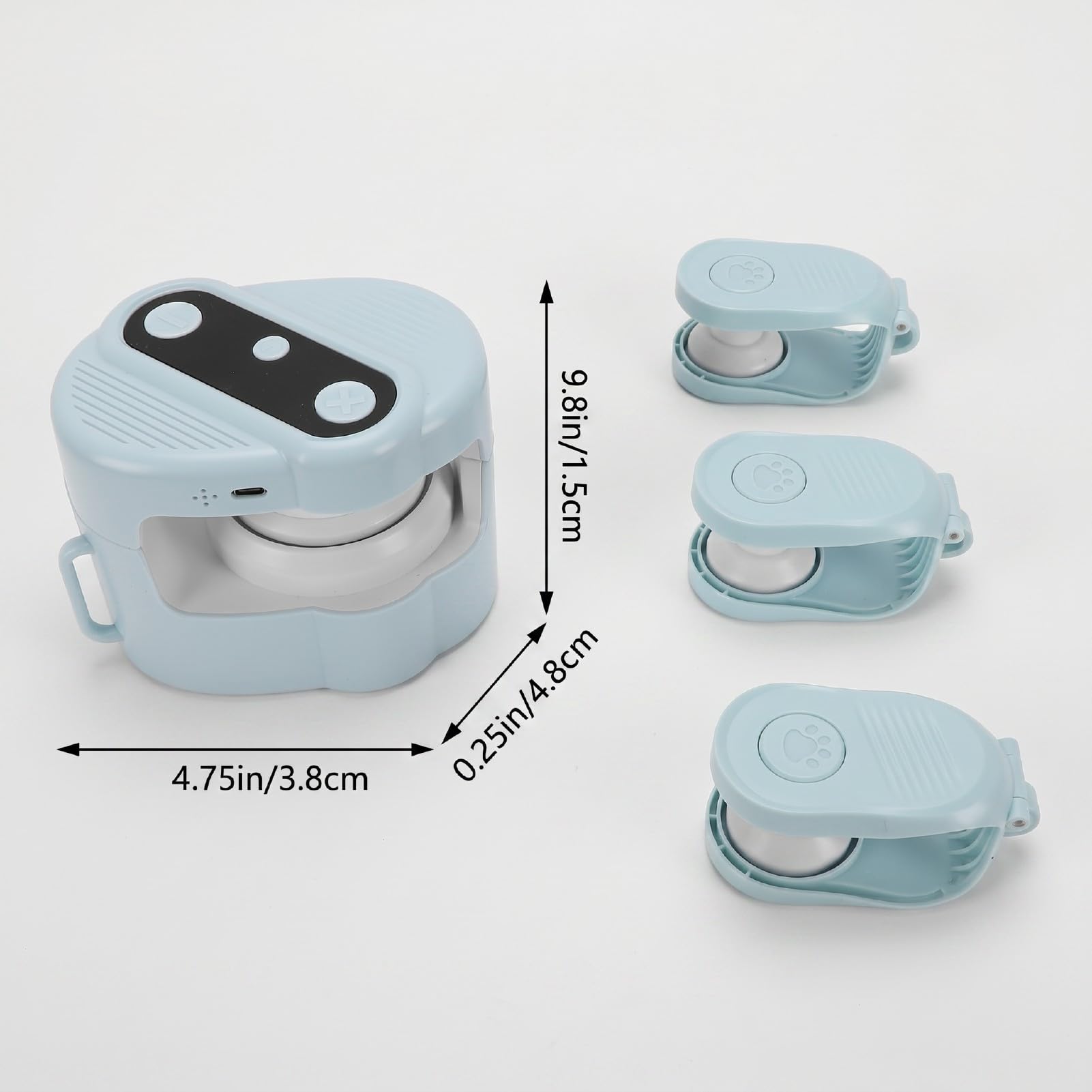 ASHATA Juguete Interactivo para Perseguir Gatos, Juguete Móvil Automático para Gatos/Gatitos de Interior (Blue)