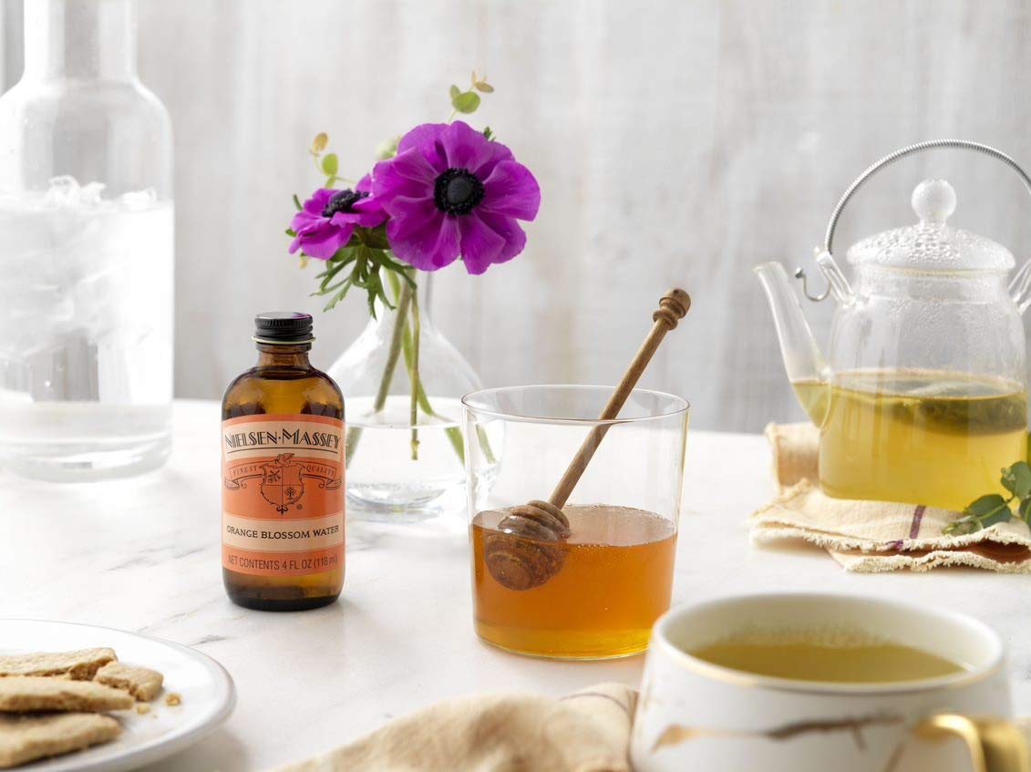 Nielsen-Massey Orange Blossom Water for Baking, Cooking and Drinks, 18 Ounce Bottle