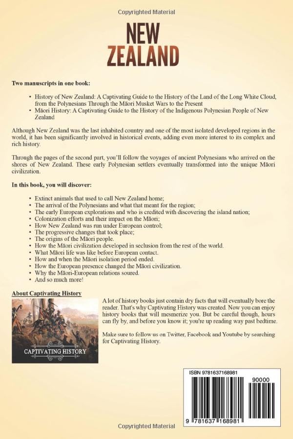 New Zealand: A Captivating Guide to the History of the Land of the Long White Cloud and Māori People - Image 2