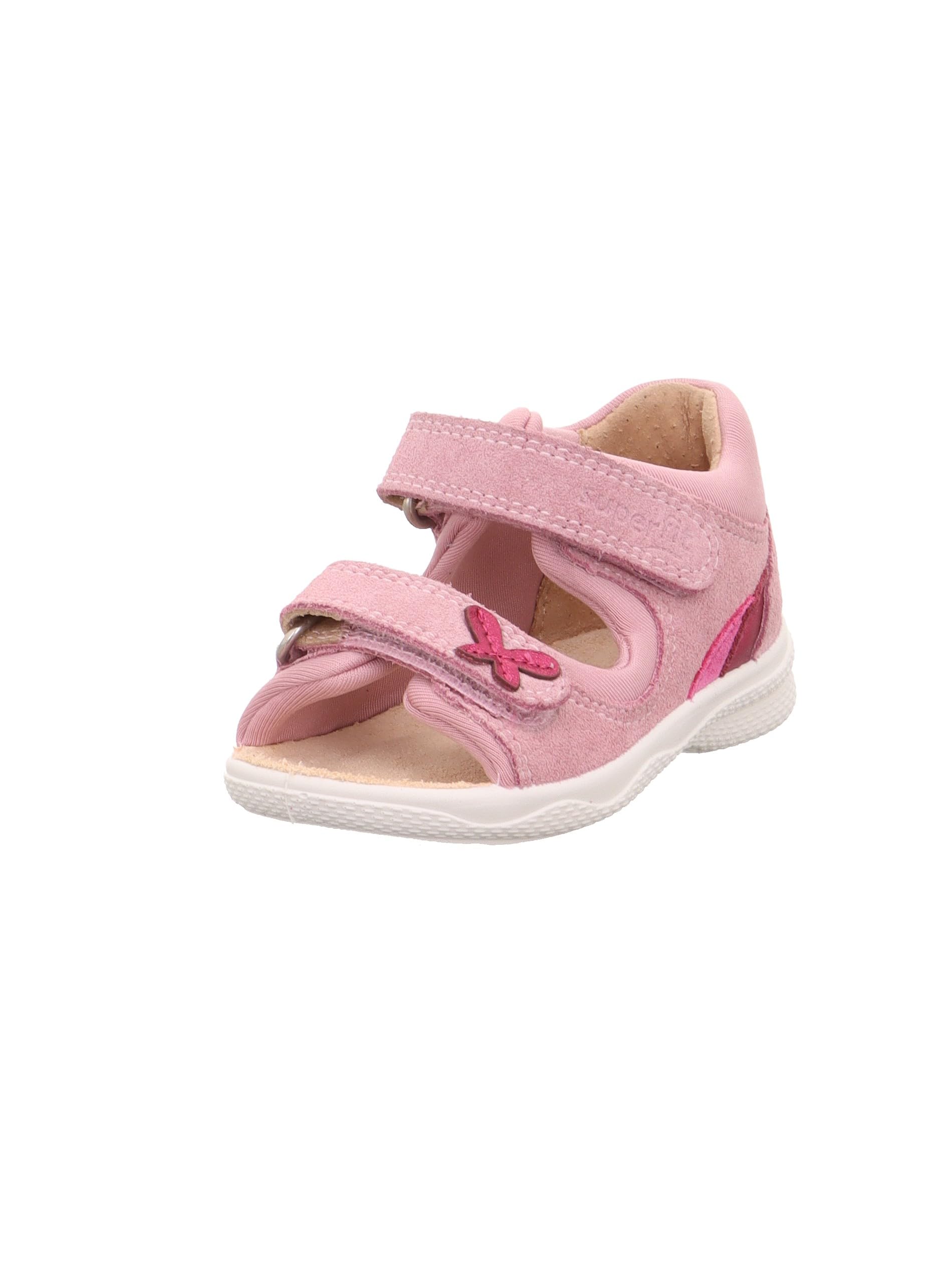 Superfit Girls' Polly Sandals, Pink 5500, 2 UK Child