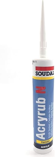Masilla de sellado acrílica blanca Soudal