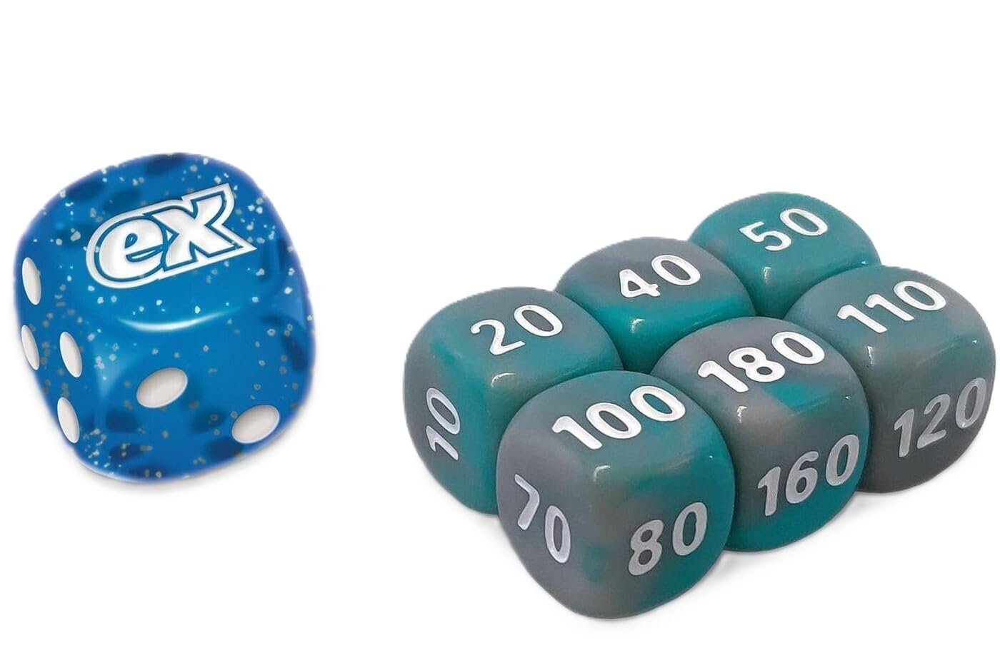 BB-Toy-Trades Compatible with PKM TCG Elite Top Trainer Dice Set Damage Marks Dice Set with BB-Toy-Trades Shipping Protection - Crimson & Purple - Stellar Crown - Stellar Crown