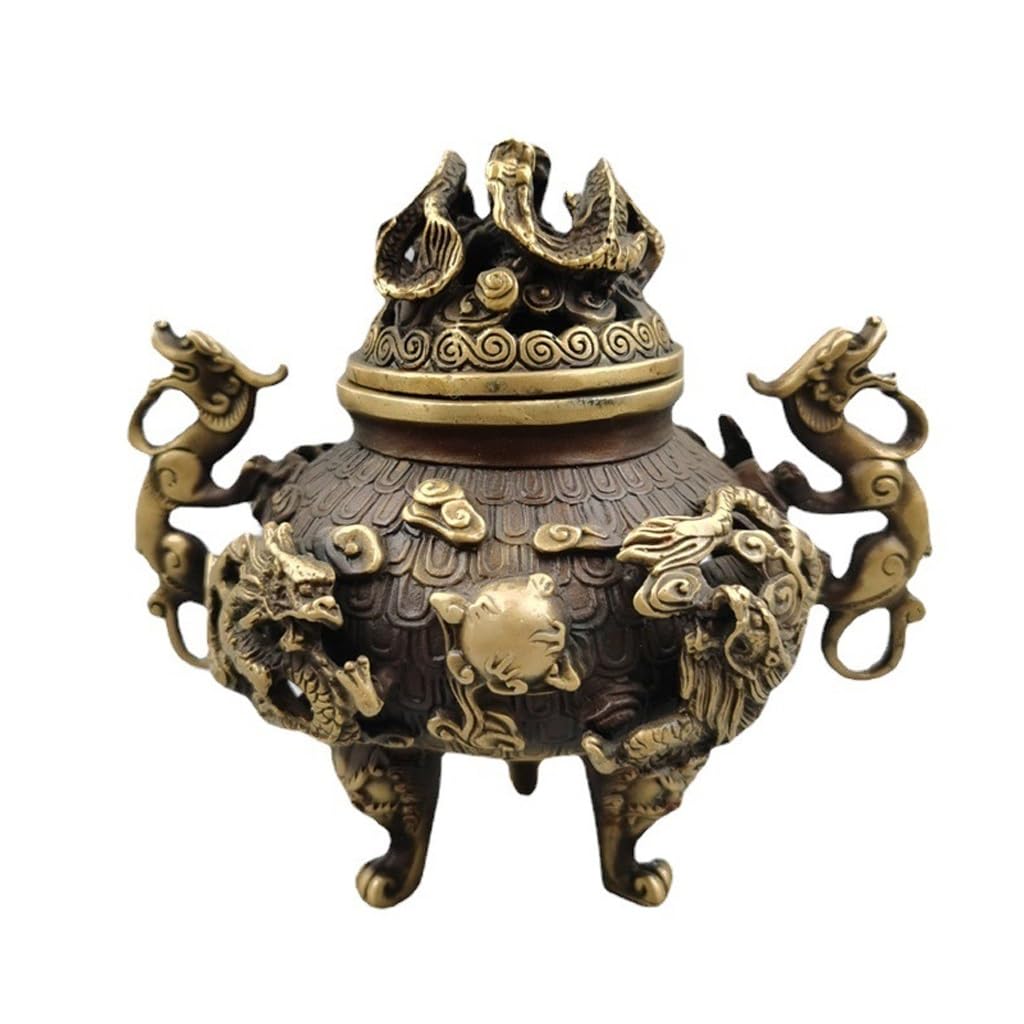 Incense Holder Base Antique Collection Ornaments Brass Incense Burner Holder