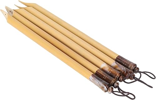 Miniatura 9 de GLOGLOW Juego de 5 bolígrafos de inmersión de cómic, juego de 5 bolígrafos de inmersión de caligrafía con 5 puntas, mango de madera, juego de